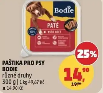 Penny Market Paštika pro psy bodie nabídka
