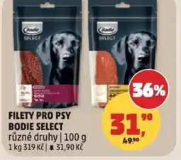 Penny Market Filety pro psy bodie select nabídka