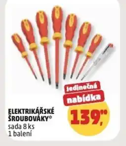 Penny Market Elektrikářské šroubováky nabídka