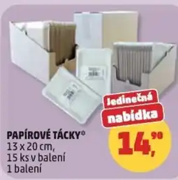 Penny Market Papírové tácky nabídka