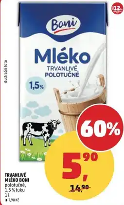 Penny Market Trvanlivé mléko boni nabídka