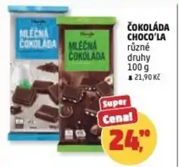 Penny Market Čokoláda choco'la nabídka