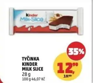 Penny Market Tyčinka kinder milk slice nabídka