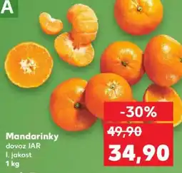 Kaufland Mandarinky nabídka