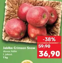 Kaufland Jablka Crimson Snow nabídka