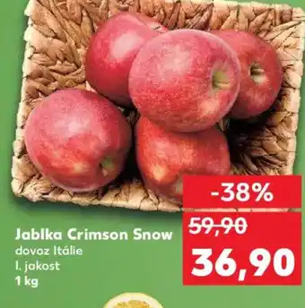 Kaufland Jablka Crimson Snow nabídka