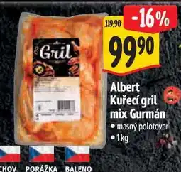 Albert Albert Kuřecí gril mix Gurmán nabídka
