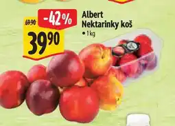 Albert lbert Nektarinky koš nabídka