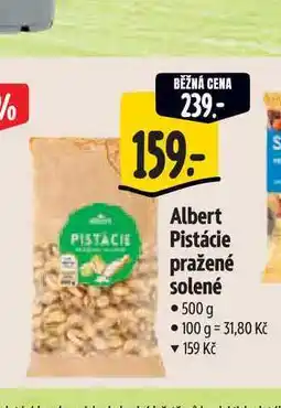 Albert Albert Pistácie pražené solené nabídka