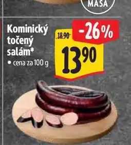 Albert Kominický točený salám nabídka
