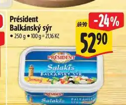 Albert Président Balkánský sýr nabídka