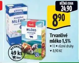 Albert Trvanlivé mléko nabídka