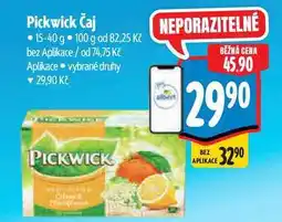 Albert Pickwick Čaj nabídka