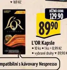 Albert L'OR Kapsle 10 ks nabídka