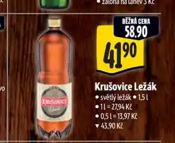 Albert Krušovice Ležák světlý nabídka