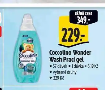 Albert Coccolino Wonder Wash Prací gel 37 dávek nabídka