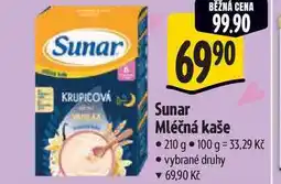 Albert Sunar Mléčná kaše nabídka