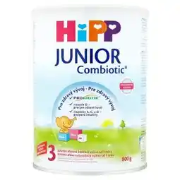Albert HiPP Junior combiotik 3 mléčná batolecí výživa 800g nabídka