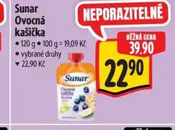 Albert Sunar Ovocná kašička nabídka