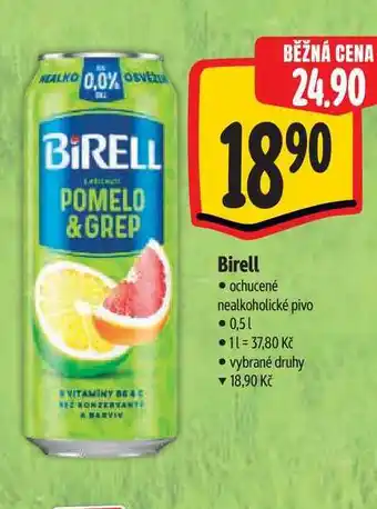 Albert Birell ochucené nealkoholické pivo nabídka