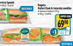 Albert Bageta Kuřecí řízek & tatarská omáčka nabídka