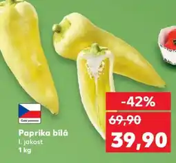 Kaufland Paprika bílá nabídka