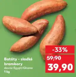 Kaufland Batáty - sladké brambory nabídka