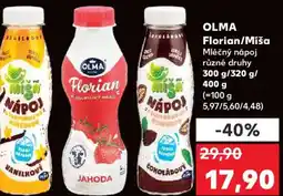 Kaufland OLMA Florian/Miša Mléčný nápoj nabídka