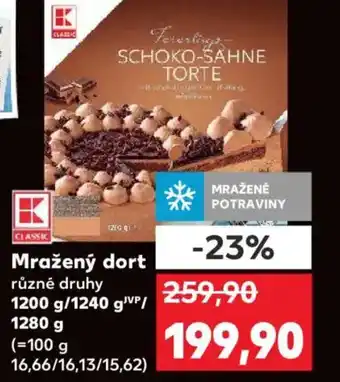 Kaufland Mražený dort nabídka