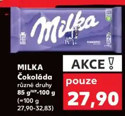 Kaufland MILKA Čokoláda nabídka