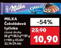 Kaufland MILKA Čokoládová tyčinka nabídka