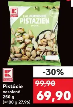 Kaufland Pistácie nesolené nabídka