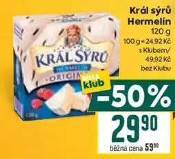 Billa Král sýrů Hermelín nabídka