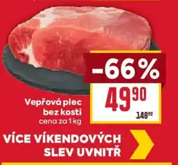 Billa Vepřová plec bez kosti nabídka