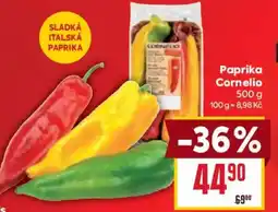 Billa Paprika Cornelio nabídka