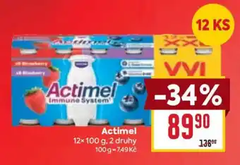 Billa Actimel nabídka