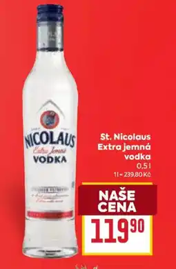 Billa St. Nicolaus Extra jemná vodka nabídka
