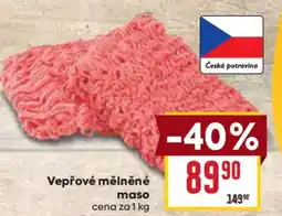 Billa Vepřové mělněné maso nabídka