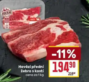 Billa Hovězí přední žebro s kostí nabídka