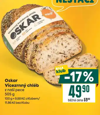 Billa Oskar Vícezrnný chléb nabídka
