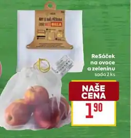 Billa ReSáček na ovoce a zeleninu nabídka