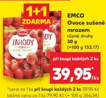 Kaufland EMCO Ovoce sušené mrazem nabídka
