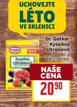Billa Dr. Oetker Kyselina citronová nabídka
