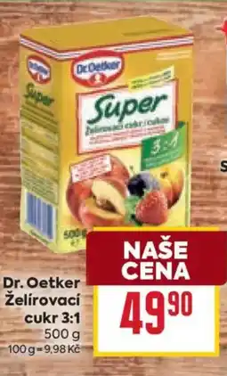 Billa Dr. Oetker Želírovací cukr 3:1 nabídka