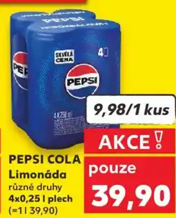 Kaufland PEPSI COLA Limonáda nabídka