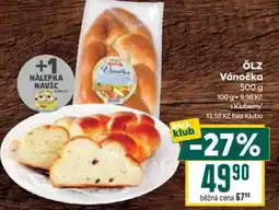 Billa ÖLZ Vánočka nabídka