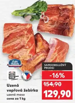 Kaufland Uzená vepřová žebirka uzené maso nabídka
