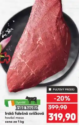 Kaufland Irská falešná svíčková nabídka