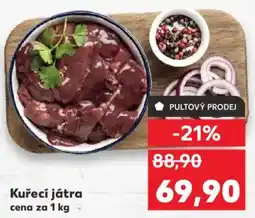 Kaufland Kuřecí játra nabídka