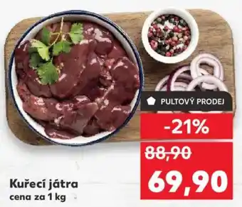 Kaufland Kuřecí játra nabídka